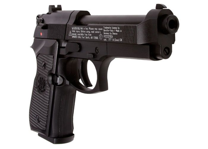 PISTOLA A.C. DEP. UMAREX BERETTA 92FS CO2 NIKEL - Armeria Savoca - Caccia,  sport e tempo libero