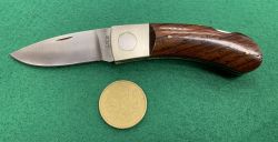 Jimmy Lile Coltello Small Lockback Folder Wood